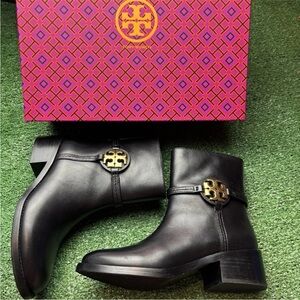 Tory Burch MILLER 45MM BOOTIE - CALF perfect black LEATHER